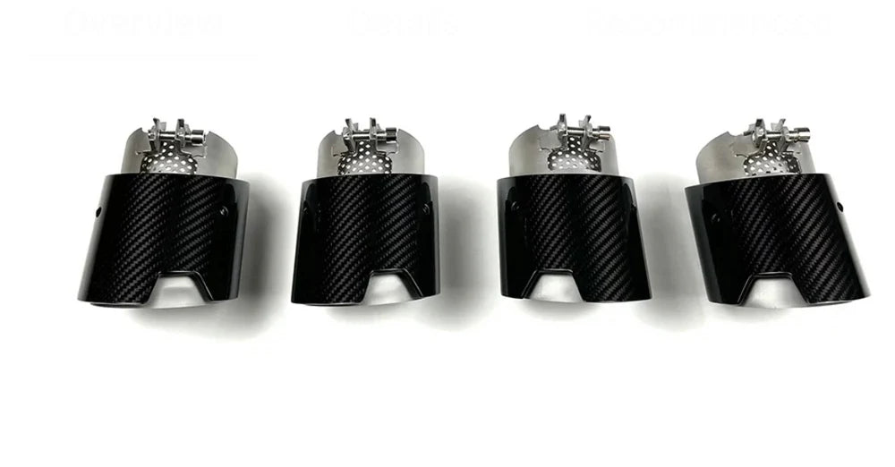 CARBON FIBER EXHAUST TIPS - G80 M3 | G82/G83 M4