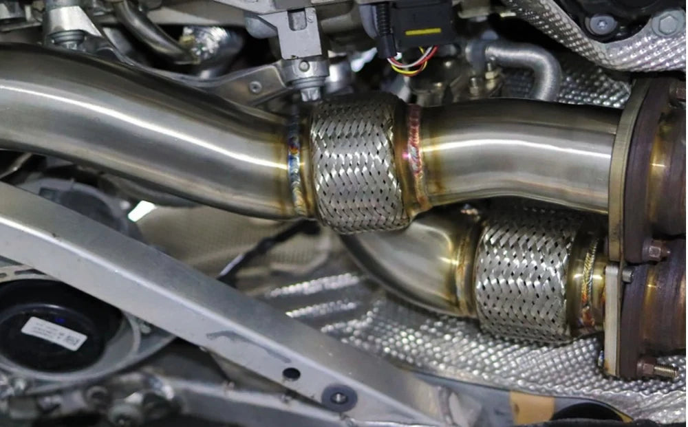 S55 F8X CATLESS DOWNPIPES