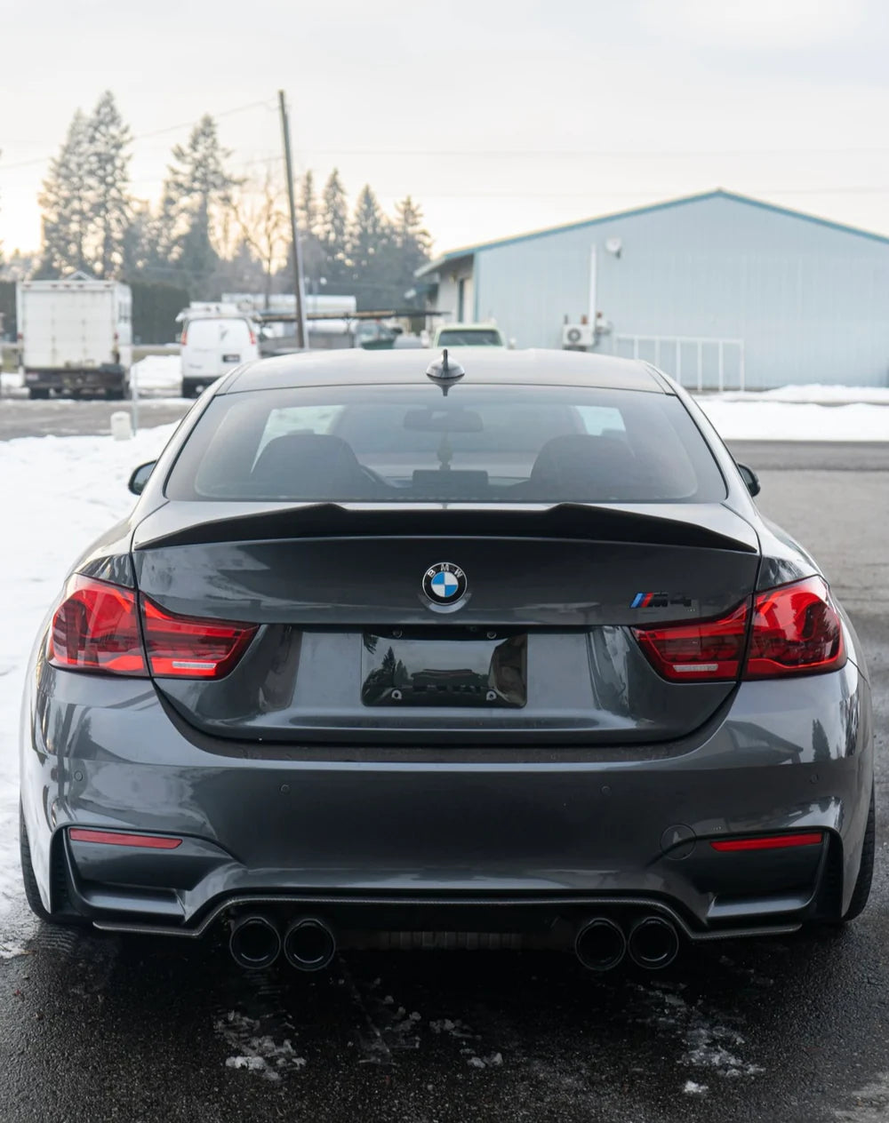 F82 M4 CARBON FIBER HIGH KICK PSM SPOILER